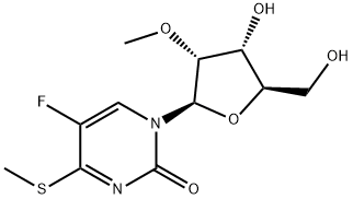 5-FLUORO-2'-O-METHYL-4-(METHYLTHIO)PYRIMIDIN-2-ONE Struktur