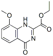 2-Quinazolinecarboxylic  acid,  1,4-dihydro-8-methoxy-4-oxo-,  ethyl  ester  (9CI) Struktur