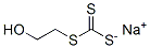 sodium 2-hydroxyethyl trithiocarbonate Struktur