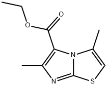 3,6-DIMETHYLIMIDAZO[2,1-B]THIAZOLE-5-CARBOXYLIC ACID ETHYL ESTER Struktur