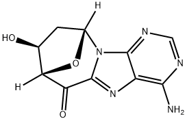 5''-OXO-2''-DEOXY-8,5''-CYCLOADENOSINE Struktur