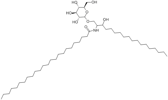 N-LIGNOCEROYLDIHYDRO-GLUCOCEREBROSIDE Struktur