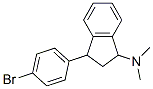 N,N-dimethyl-3-(4'-bromophenyl)-1-indanamine Struktur