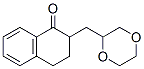 1(2H)-Naphthalenone,  2-(1,4-dioxan-2-ylmethyl)-3,4-dihydro- Struktur