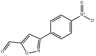 3-(4-NITRO-PHENYL)-ISOXAZOLE-5-CARBALDEHYDE Struktur