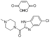 1-[(5-CHLORO-1H-BENZIMIDAZOL-2-YL)CARBONYL]-4-METHYLPIPERAZINE MALEATE, 869497-75-6, 結(jié)構(gòu)式