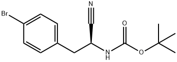 BOC-L-4-BR-PHE-NITRILE Struktur