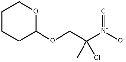 2-(2-Chloro-2-nitropropoxy)tetrahydro-2H-pyran Struktur