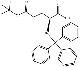 TRT-GLU(OTBU)-OH DCHA Struktur