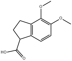 2,3-DIHYDRO-4,5-DIMETHOXY-1H-INDENE-1-CARBOXYLIC ACID Struktur