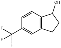 1H-Inden-1-ol, 2,3-dihydro-5-(trifluoromethyl)- Struktur