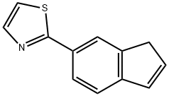 THIAZOLE, 2-(1H-INDEN-6-YL)- Struktur