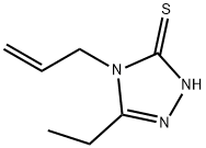 4-ALLYL-5-ETHYL-4H-1,2,4-TRIAZOLE-3-THIOL Struktur