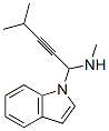 1-(indolyl)-3-isopropylmethylpropargylamine Struktur