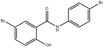 dibromsalan Struktur