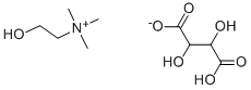 Choline bitartrate Struktur