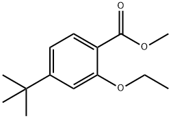 4-TERT-BUTYL-2-ETHOXY-BENZOIC ACID METHYL ESTER Struktur