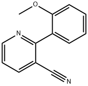 2-(2-methoxy-phenyl)nicotinonitrile Struktur