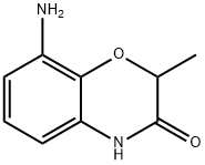 8-AMINO-2-METHYL-2H-BENZO[B][1,4]OXAZIN-3(4H)-ONE Struktur