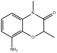 8-Amino-2,4-dimethyl-2H-1,4-benzoxazin-3(4H)-one Struktur