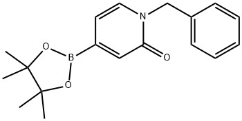 1-BENZYL-4-(4,4,5,5-TETRAMETHYL-[1,3,2]DIOXABOROLAN-2-YL)-1H-PYRIDIN-2-ONE Struktur