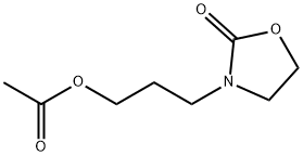 3-(3-Hydroxypropyl)-2-oxazolidinone Acetate Struktur