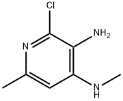 2-CHLORO-N4,6-DIMETHYLPYRIDINE-3,4-DIAMINE Struktur