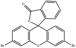 Spiro[isobenzofuran-1(3H),9'-[9H]xanthen]-3-one, 3',6'-dibromo- Struktur