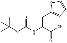 BOC-DL-2-FURYLALANINE Struktur