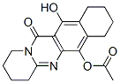 12H-Benzo[g]pyrido[2,1-b]quinazolin-12-one,  6-(acetyloxy)-1,2,3,4,7,8,9,10-octahydro-11-hydroxy- Struktur