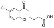 6-(2,5-DICHLOROPHENYL)-6-OXOHEXANOIC ACID Struktur