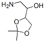 alpha-(aminomethyl)-2,2-dimethyl-1,3-dioxolane-4-methanol Struktur