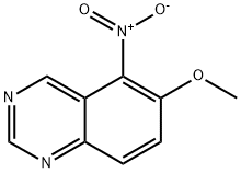 6-Methoxy-5-nitroquinazoline Struktur