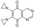 6,7-bis(1-aziridinyl)-5,8-quinazolinedione Struktur