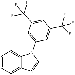 1-(3,5-BISTRIFLUOROMETHYLPHENYL)-1H-BENZOIMIDAZOLE Struktur