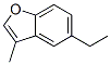 Benzofuran,  5-ethyl-3-methyl- Struktur