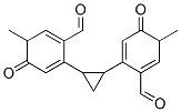 2,2'-Cyclopropylenebis(5-methyl-4-benzoquinone)  Struktur