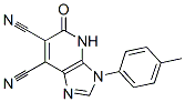 3H-Imidazo[4,5-b]pyridine-6,7-dicarbonitrile,  4,5-dihydro-3-(4-methylphenyl)-5-oxo- Struktur