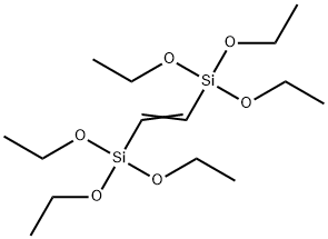 BIS(TRIETHOXYSILYL)ETHYLENE Struktur