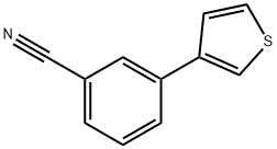 3-(3-THIENYL)BENZONITRILE Struktur