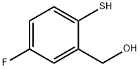 5-FLUORO-2-MERCAPTOBENZYL ALCOHOL Struktur