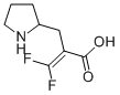 3,3-DIFLUORO-2-(2-PYRROLIDINYLMETHYL)AC& Struktur