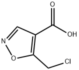 5-(CHLOROMETHYL)ISOXAZOLE-4-CARBOXYLIC & Struktur