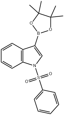 1-(Phenylsulfonyl)indole-3-boronic acid pinacol ester, 97% Struktur