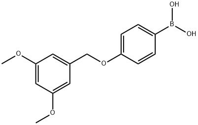 4-(3,5-dimethoxybenzyloxy)phenylboronic acid Struktur