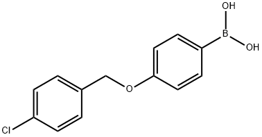 4-(4'-CHLOROBENZYLOXY)PHENYLBORONIC ACID Struktur