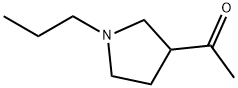 Ethanone, 1-(1-propyl-3-pyrrolidinyl)- (9CI) Struktur