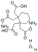 trans-1,2-Cyclohexylenedinitrotetraacetic acid hydrate Struktur