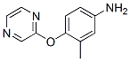 Benzenamine, 3-methyl-4-(pyrazinyloxy)- (9CI) Struktur