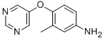 Benzenamine, 3-methyl-4-(5-pyrimidinyloxy)- (9CI) Struktur